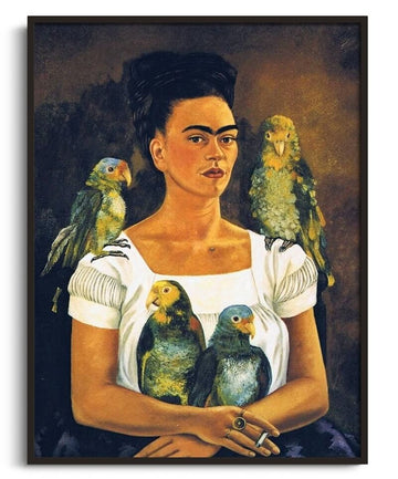 Moi et mes perroquets - Frida Kahlo