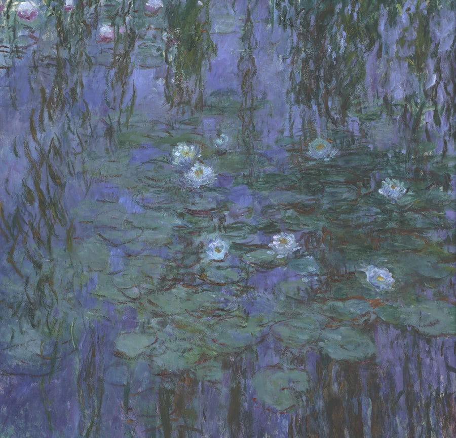 Blue water lilies - Claude Monet