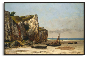Beach at Étretat, Normandy - Gustave Courbet