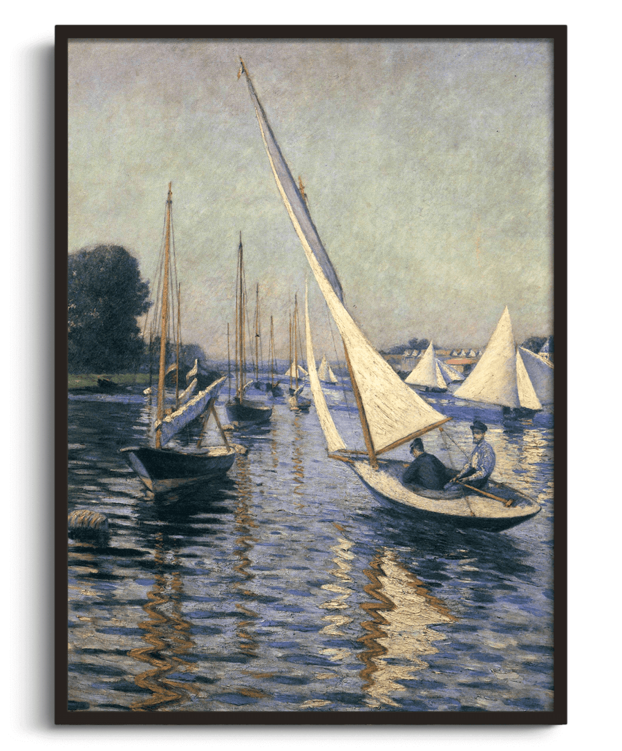 Régates à Argenteuil - Gustave Caillebotte