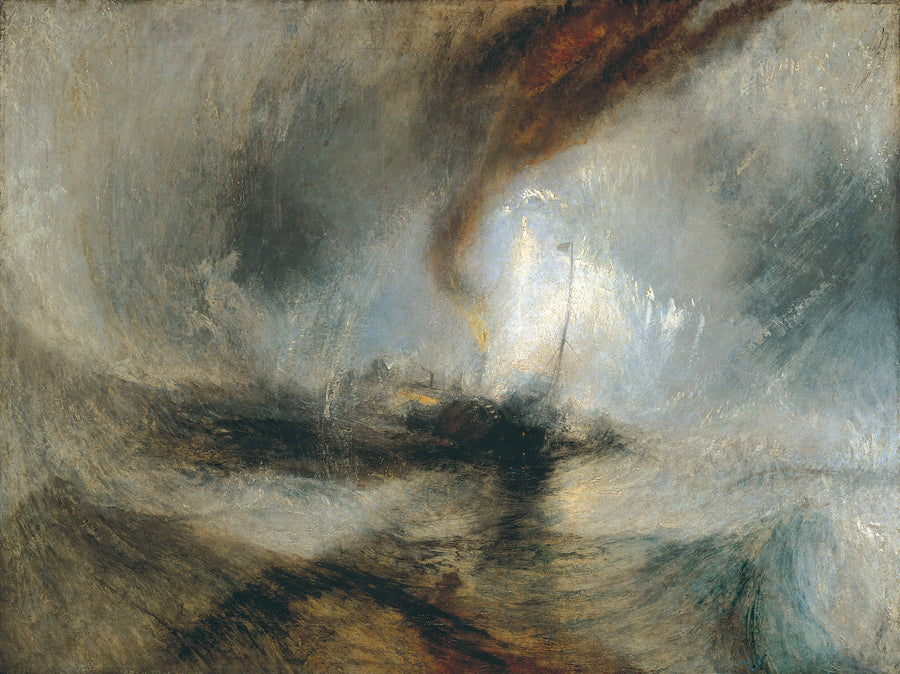 Snow Storm - Steam-Boat off a Harbour's Mouth - William Turner