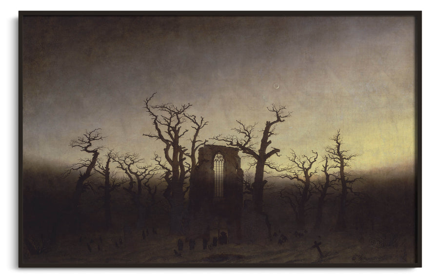 The Abbey in the Oakwood - Caspar David Friedrich