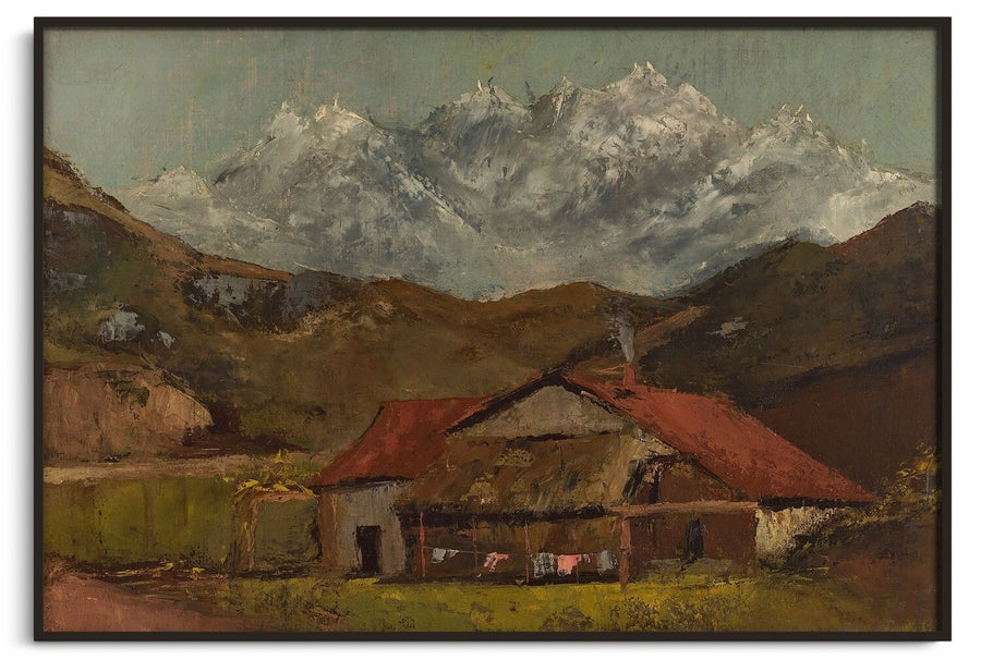 A Swiss chalet - Gustave Courbet