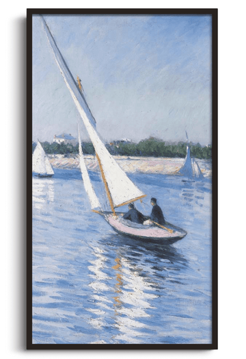 Sailing boats on the Seine at Argenteuil - Gustave Caillebotte