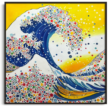 The Great Wave off Kanagawa x Kusama