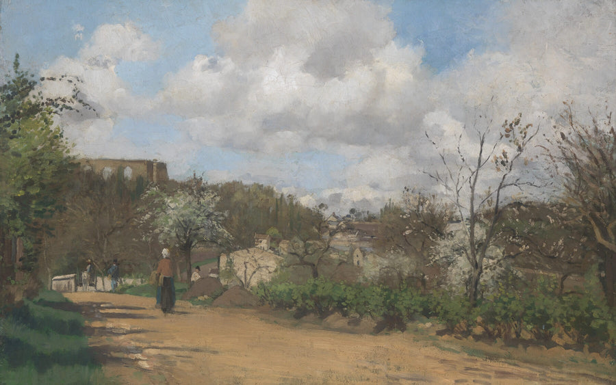 View of Louveciennes - Camille Pissarro