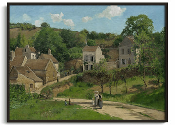 View of the Hermitage, Côte de Gratte-Coqs, Pontoise - Camille Pissarro