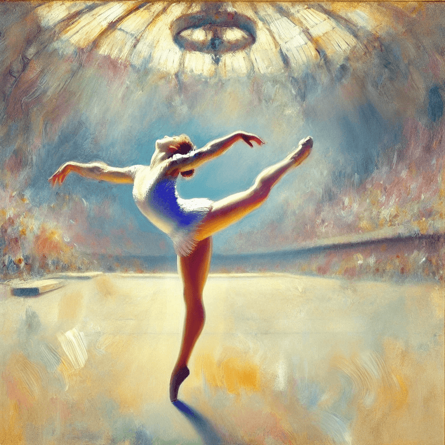 Gymnast in white x Degas