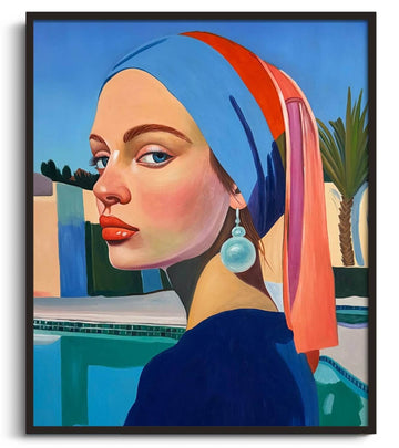 La Jeune Fille à la Perle x Hockney
