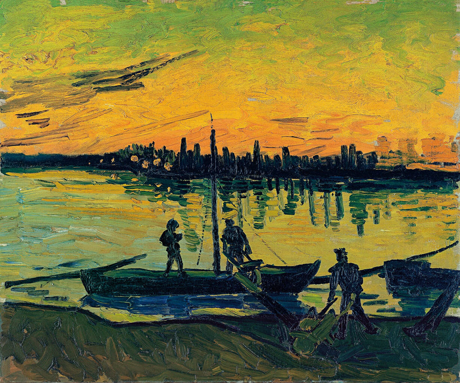 Barges à charbon - Vincent Van Gogh