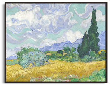 Champ de blé avec cyprès - Vincent Van Gogh