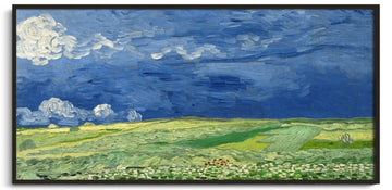 Wheat field under storm clouds - Vincent Van Gogh