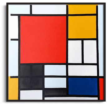 Composition in Red, Yellow, Blue and Black - Piet Mondrian