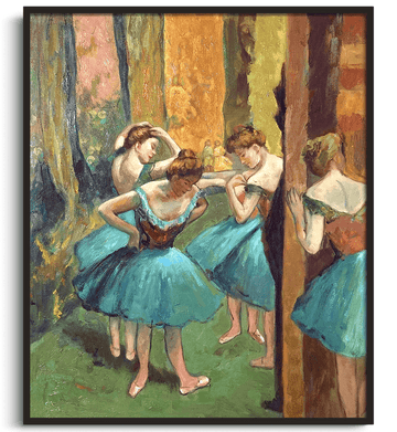 Edgar Degas - Danseuses en rose et vert
