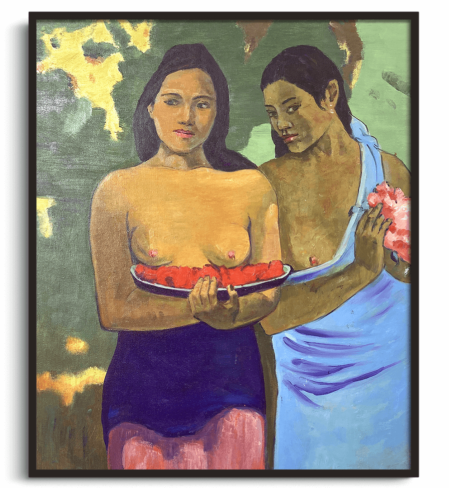 Deux Tahitiennes - Paul Gauguin