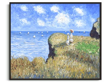 The Cliff Walk at Pourville - Claude Monet
