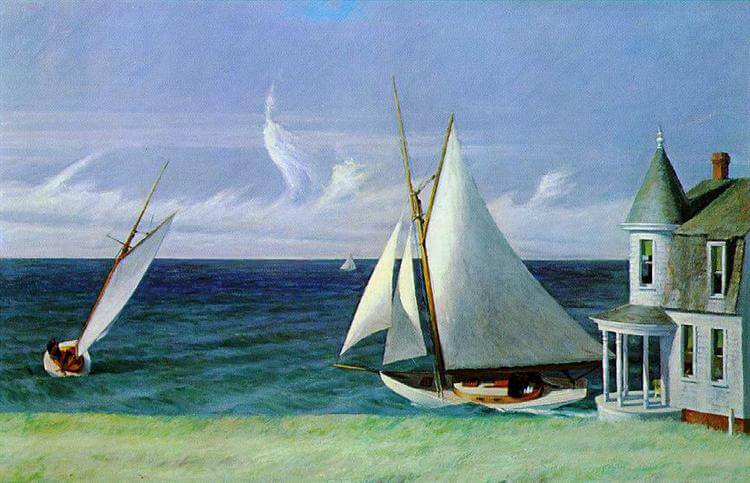 The Lee Shore - Edward Hopper